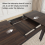 ELECWISH Expandable Dining Table Space Saving Compact 4-6 Seat Kitchen Desk UK 5
