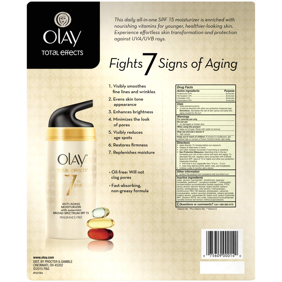 Olay Total Effects 7-in-1 Anti-aging UV Moisturizer