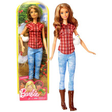 Barbie Onbekend Mattel Jaar 2016 Carri  re 12 Pop Als Boer Dvf53 met Kip Multicolor