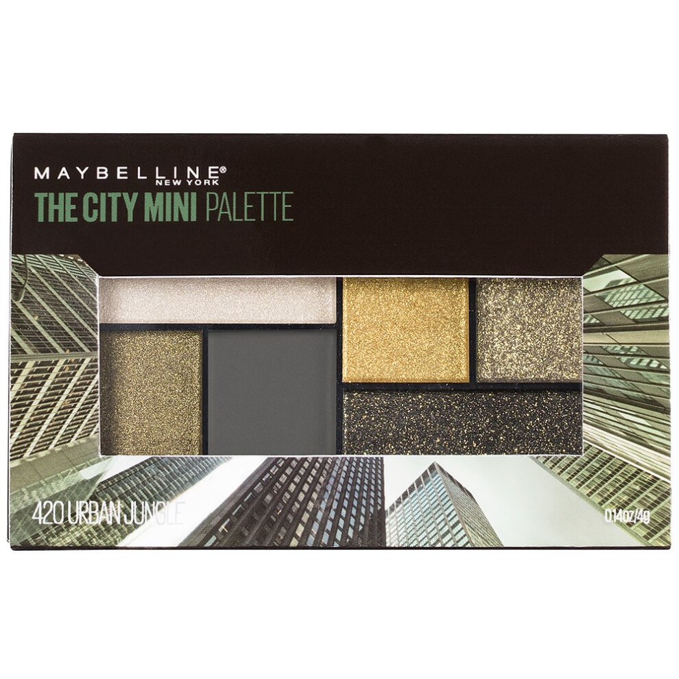 Maybelline New York Makeup The City Mini Eyeshadow Palette Urban Jungle Eyeshadow 0.14 Oz