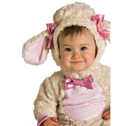 Baby -flickor lammdrkt rosa 0 - 6 mnader 1