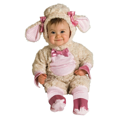 Baby -flickor lammdrkt rosa 0 - 6 mnader
