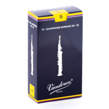 Vandoren SR205 Soprano Sax Traditional Reeds Strength 5; 10-es doboz