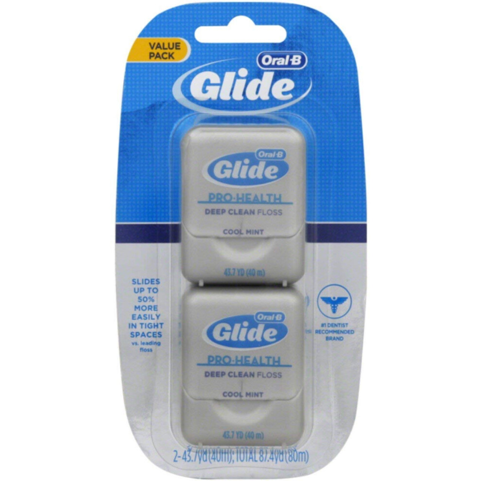 Oral-B Glide Floss Deep Clean Cool Mint Value Pack