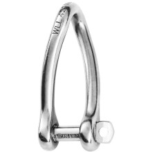 Wichard Captive Pin Long Twisted Shackle With Self-Locking Pin