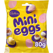 ( Pack Of 24) Cadbury Milk Chocolate Easter Mini Eggs 80g