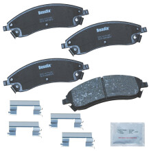 Bendix Priority1 CFC1019 Keramik-Bremsbelge vorne fr Cadillac CTS 20072006, SRX 20092004, STS 20082005, Pontiac Bonneville 20052004