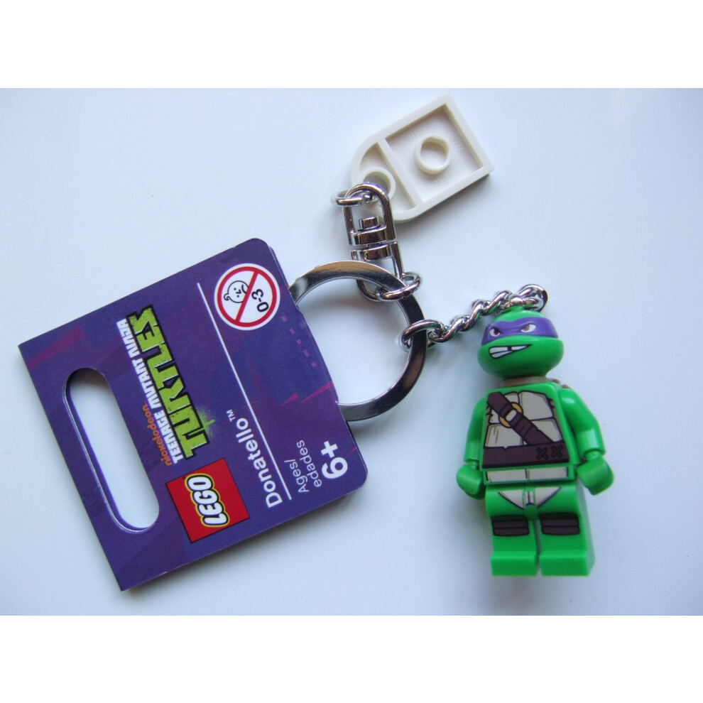 Lego Teenage Mutant Ninja Turtles Donatello Keychain