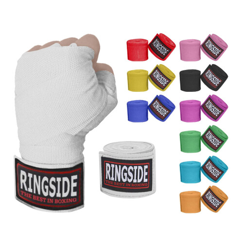 Ringside Mexikansk Stil Boxningshandskar (Par), Vit, 180-Inch
