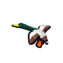 TUFFY - World's Tuffest Soft Dog Toy - Barnyard Junior Duck - Squeakers - Multiple Layers. Made Durable Strong & Tough. Interactive Play Tug Toss & Fe