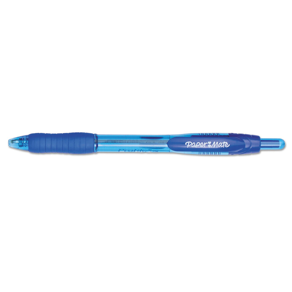 Wholesale CASE Of 15 - Paper Mate Retractable Profile Ballpoint Pens-Ballpoint Pen 1.4mm Blue Barrel/Ink