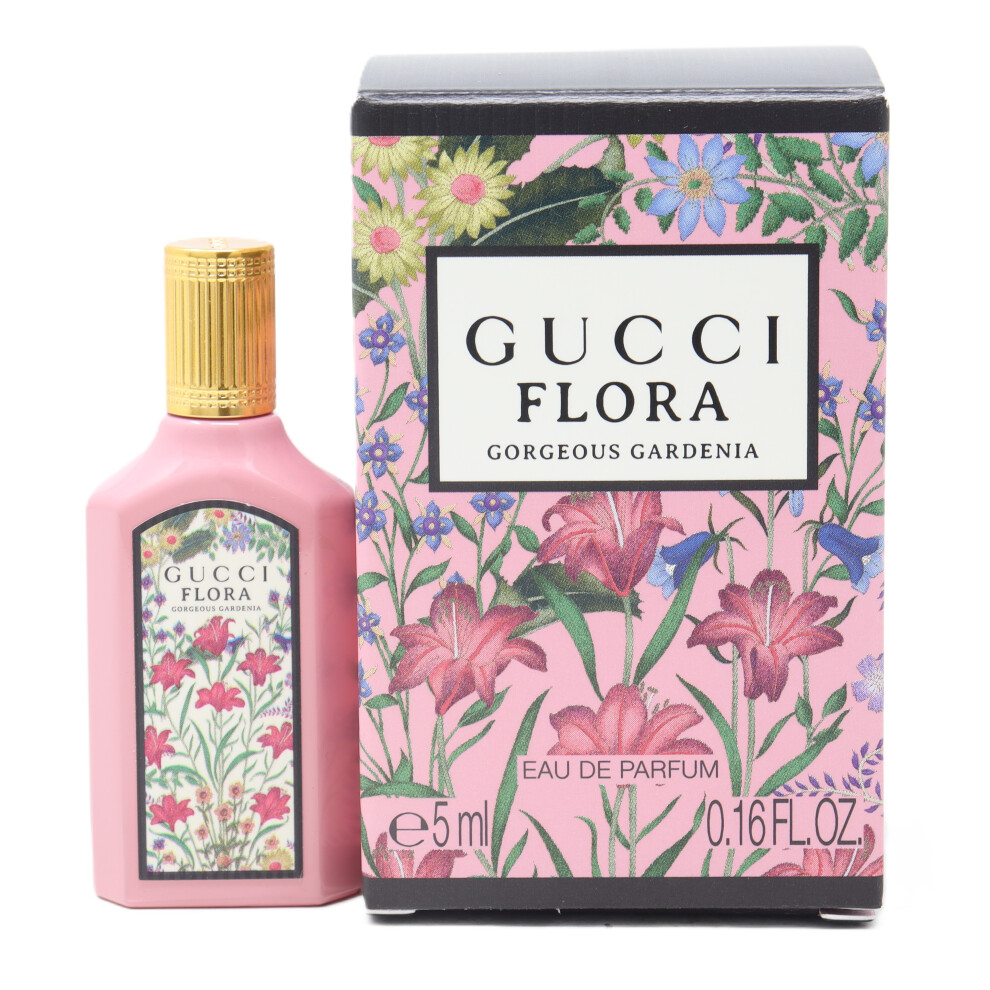 Gucci Flora Gorgeous Gardenia Eau De Parfum Miniature Splash For Women 0.16oz