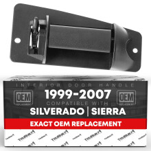 Manija de puerta de cabina extendida | Manija de puerta trasera del pasajero compatible con Chevrolet Silverado 1500 y 2500 (1999-2007); GMC Sier