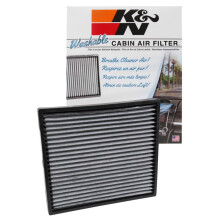 K&N CABIN Luftfilter: Premium vaskbar ren luftstr?m til din kabineluftfilter Udskiftning: Designet til udvalgt 2003-2015 Cadillac (CTS-V CTS STS