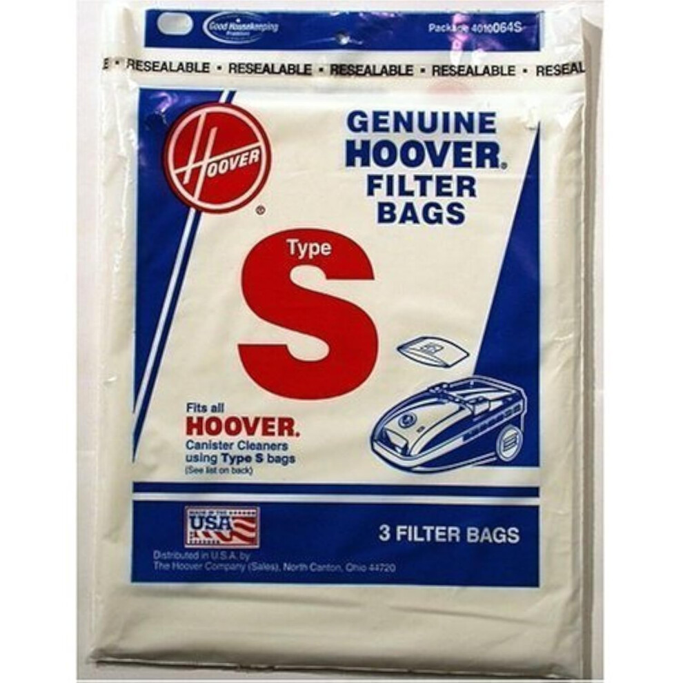 Hoover Type S Bag 9-Pack 4010064S By Hoover