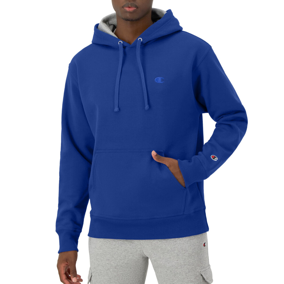 Champion Men's Hoodie Powerblend Fleece Striped Sweatshirt For Men Reg. Or Big & Tall