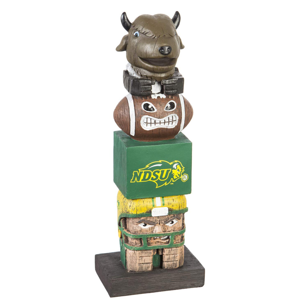 Evergreen NCAA North Dakota State Bison Tiki Totem