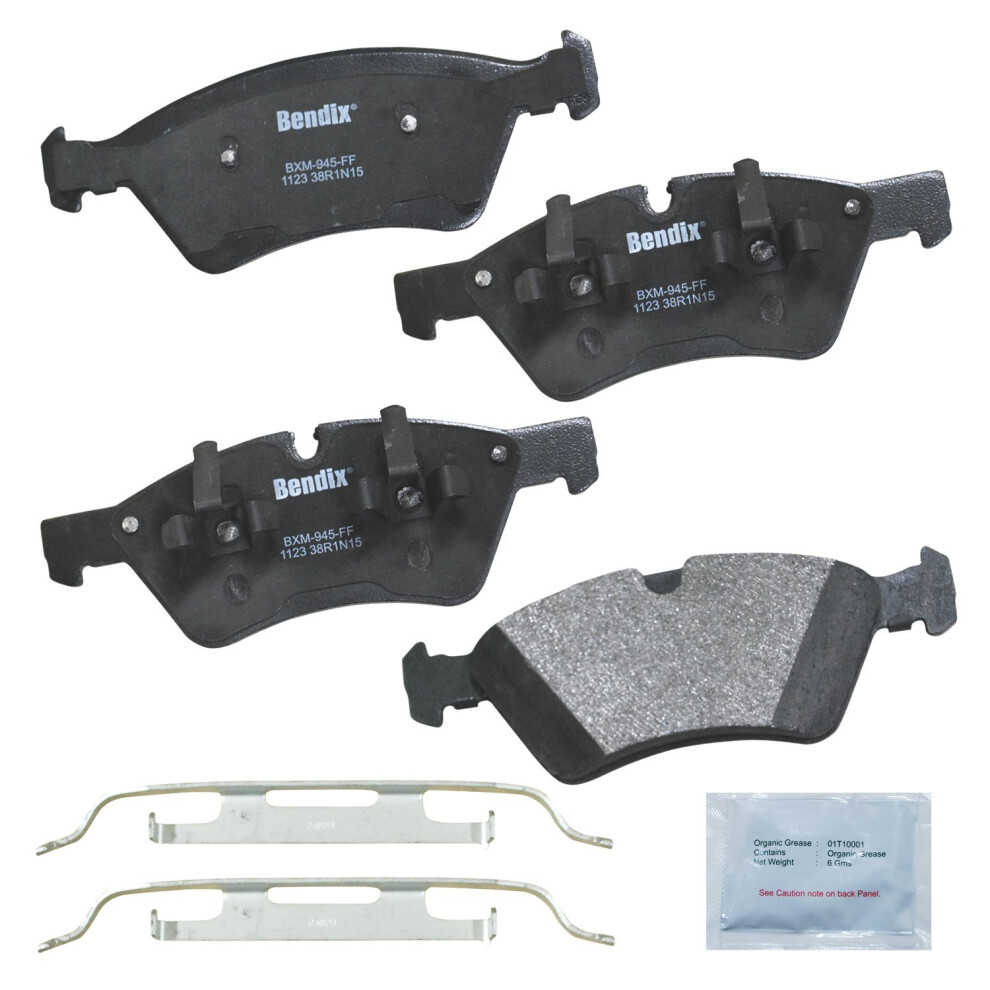 Bendix Priority1 Cfm1123 Semi-Metallic Front Brake Pads For Select Models Mercedes-Benz E280 E350 E500 E550 Gl320 Gl350 Gl450 Gl500 Gl550 Ml3 887243213929