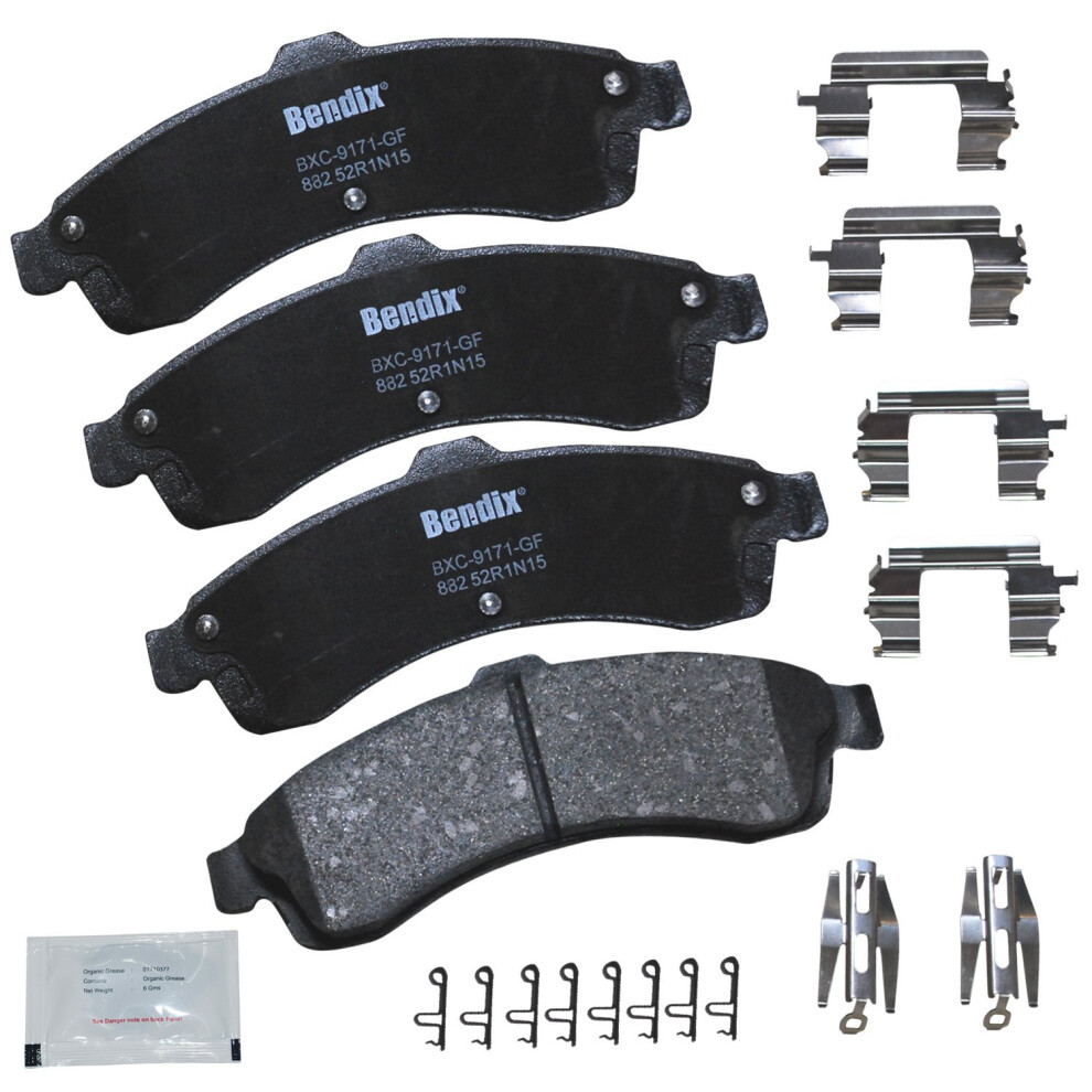 Bendix Priority1 Cfc882 Ceramic Front Brake Pads For Select Models Buick Rainier Chevrolet Ssr Trailblazer Trailblazer Ext Gmc Envoy Envoy Xl Xu 887243240321