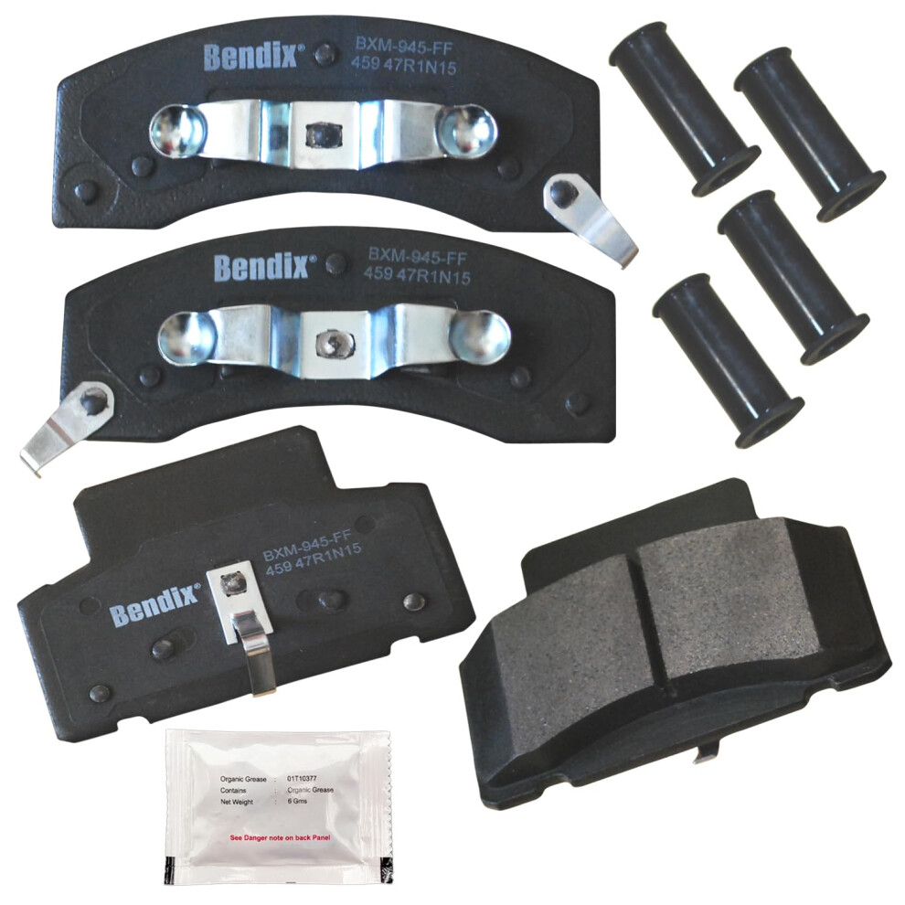 Bendix Priority1 Cfm459 Semi-Metallic Front Brake Pads For Select Models Chevrolet C35 C3500 C3500hd Express 2500 3500 K3500 Dodge Ram 3500 Van 887243239585