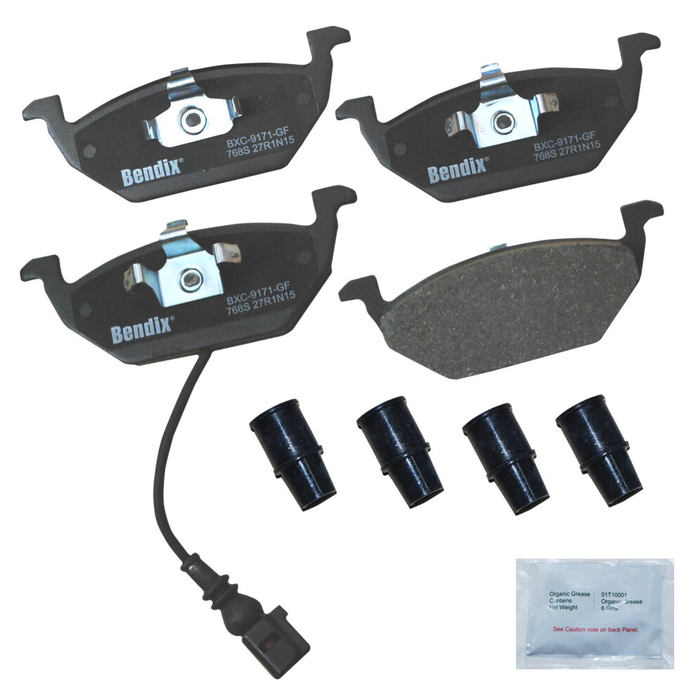 Bendix Priority1 Cfc768s Ceramic Front Brake Pads For Select Models Audi A3 Seat Leon Toledo Volkswagen Beetle Bora Caddy Clasico Crossfox Gol 887243212779