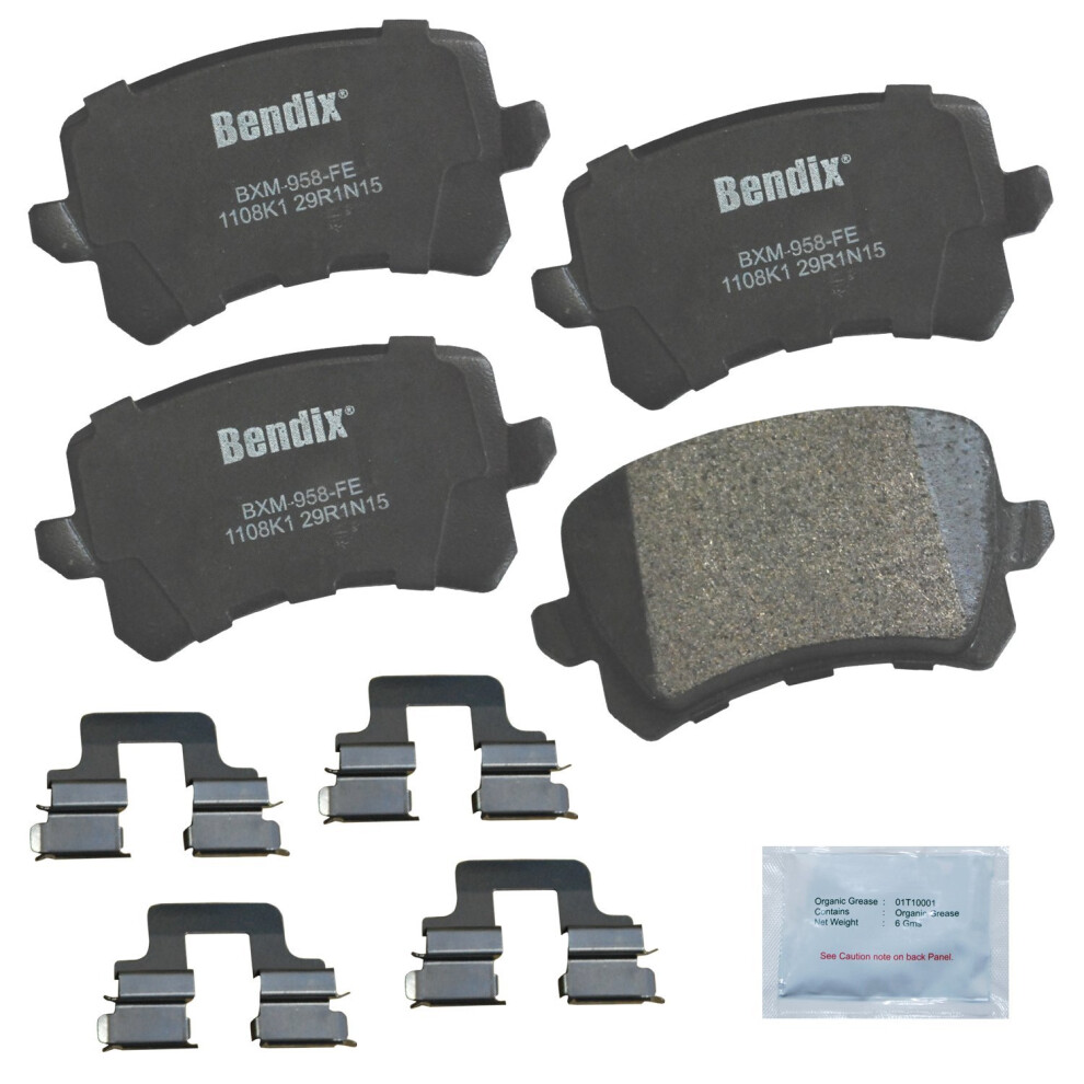 Bendix Priority1 Cfm1108k1 Rear Brake Pads For Audi A3 Quattro A4 A6 Q3 S3 Tt Rs Tts Seat Altea Xl Freetrack Ibiza Leon Volkswagen Bora Cc Eos Golf Ci 887243213820