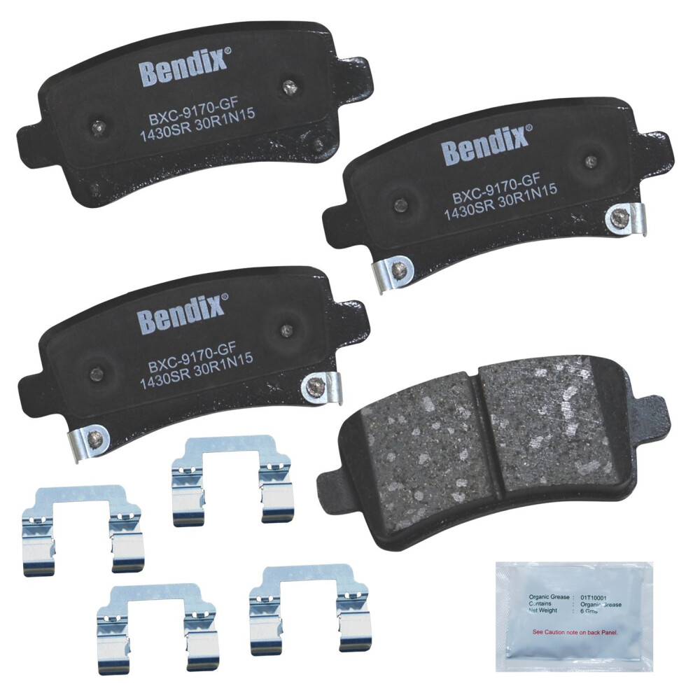 Bendix Priority1 Cfc1430sr Ceramic Rear Brake Pads For Select Models Buick Allure Lacrosse Regal Cadillac Xts Chevrolet Impala Malibu Malibu Lim 887243215138