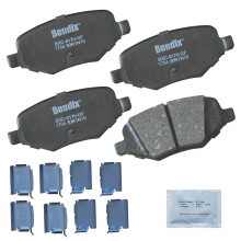 Bendix Priority1 CFC1754 Ceramiczne klocki hamulcowe tylne do wybranych modeli Ford Edge Explorer Flex Police Interceptor Utility Taurus Lincoln MKS