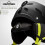 OutdoorMaster Kelvin Casco da sci - Casco da snowboard per uomo, donna e ragazzo Nero+Limone S 2