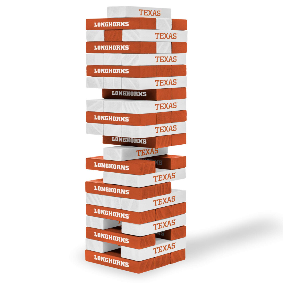 Wild Sports NCAA Texas Longhorns Table Top Stackers 3 X 1 X .5 Team Color