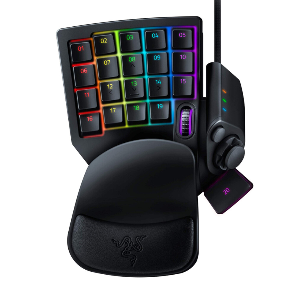 Razer Tartarus V2 Gaming Keypad: Mecha Membrane Key Switches - One Handed Keyboard - 32 Programmable Keys - Customizable Chroma RGB Lighting - Program