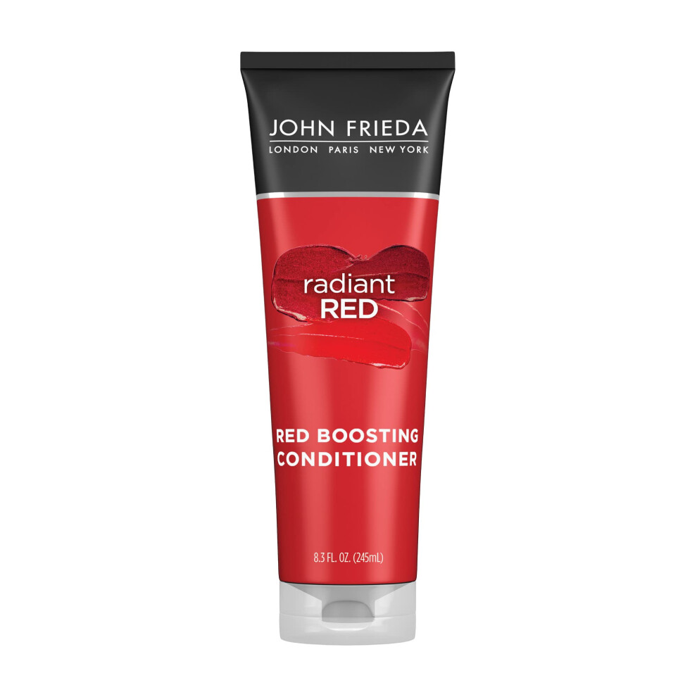 John Frieda Radiant Red Red Boosting Conditioner  8.3 Ounce Daily Conditioner  with Pomegranate and Vitamin E  Helps Replenish Red Hair Tones