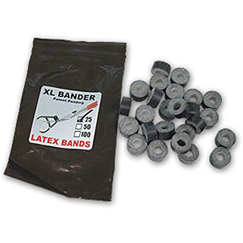 Fasce XL Tri Bander 25 Pezzi per Castrare Bovini Pecore Capre