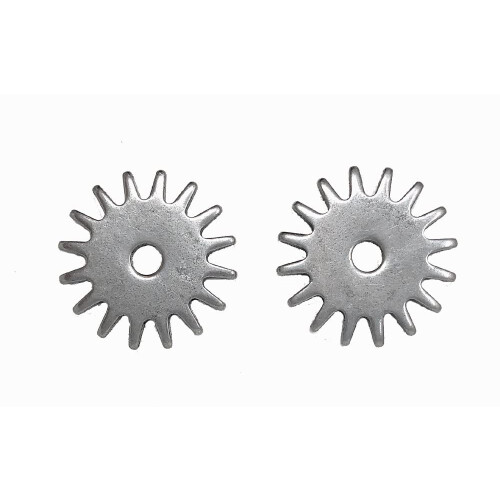AJ Tack Spur Wheelels Messing 1"""" x 5 pt 1