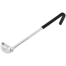 Winco Prime jednodielna naberacka z nehrdzavej cej ocele, cierna, NSF certifikovan