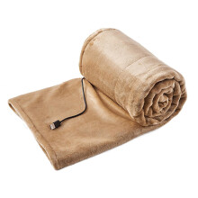 (Yellow) Heated Blanket Thickened Usb Charging Large Heating Range Safe Using Firm Hem Heating Blanket For Sofa