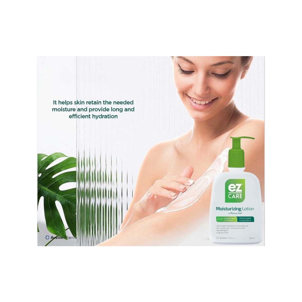 Avalon Ez Care Moisturizing Lotion for Face & Body |Hydrating & Nourishing Lotion for Soft, Smooth Skin - 500ml