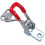4 adjustable metal toggle locks for cabinets and equipment, 150 kg capacity 4
