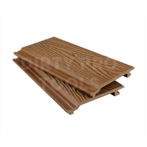 (Woodgrain Brown, 5) Composite Cladding Boards Woodgrain Plastic Exterior Bulk