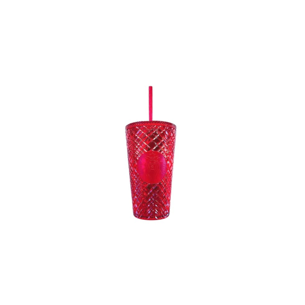 Starbucks 2021 Holiday Jeweled Tumbler Grande 16 Oz Red