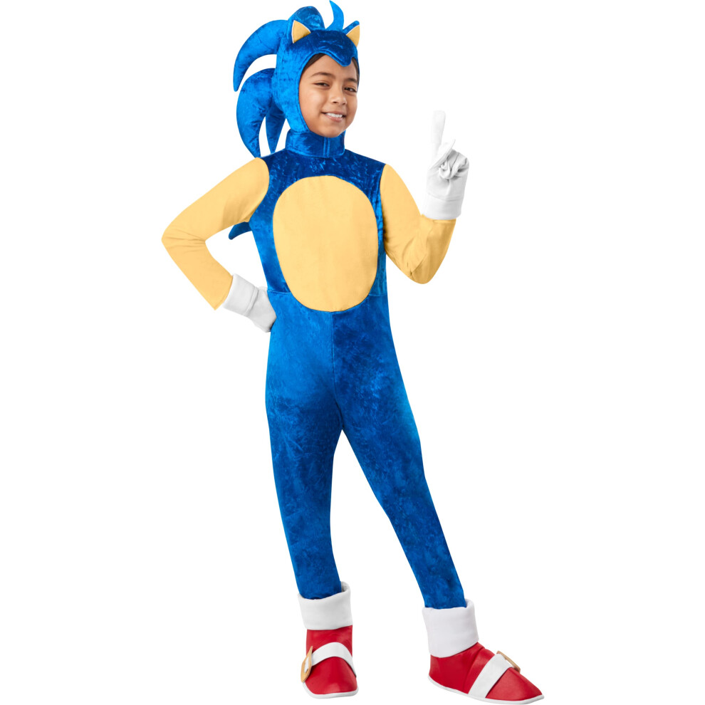 Rubies Child's Sonic Deluxe Costume For Themed Parties And Halloween As Shown Medium