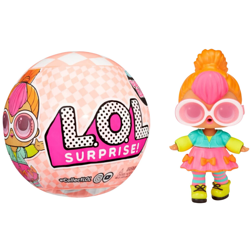 L.O.L. Surprise! 707 Neon QT Doll With 7 Surprises In Paper Ball- Collectible Doll w/Water Surprise & Fashion Accessories Holiday Toy Great Gift For