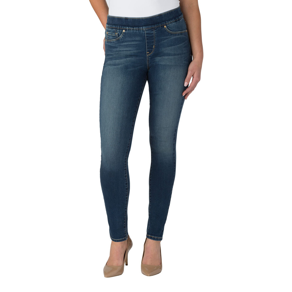 Levi Strauss Signature Gold Women's Totally Shaping Pull-on Skinny Jeans Available In Plus Size Harmony 28 Short