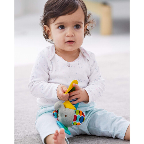 Skip Hop Bandana Buddies Baby Activity Chime & Teether Stroller Toy  Elephant 2