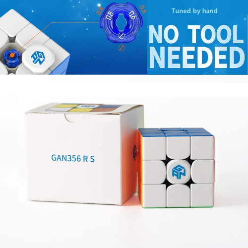 GAN 356 R S 3x3 Speed Cube Gans 356RS Magic Cube Non-Magnetic Stickerless 1