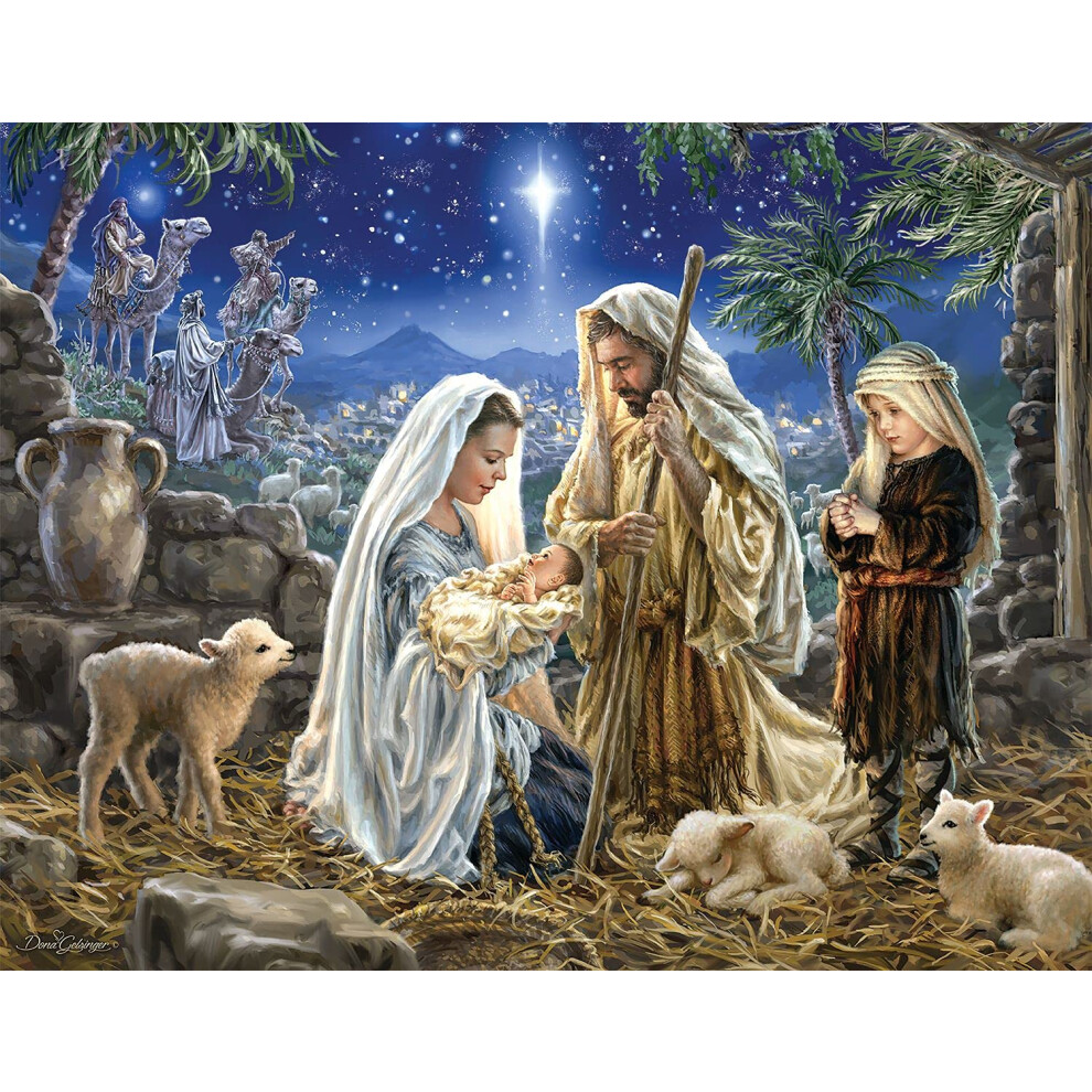 Photos - Jigsaw Puzzle / Mosaic Springbok Let Us Adore Him - 500 Piece Jigsaw Puzzle Illustration of The Nativity Scene