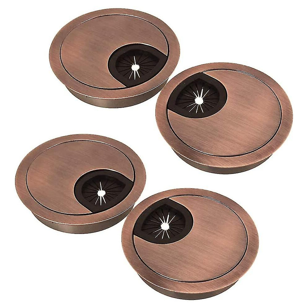 4 Pieces Desk Grommet Kit, 50Mm Metal Cable Grommet Cap Table Grommets Desk 3247719462232