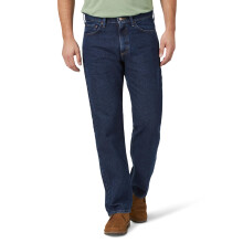 Wrangler Authentics Men's Classic 5-Pocket Relaxed Fit Cotton Jean Dark Rinse 42W X 30L