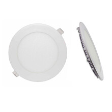(12w Round, 4000K White) LED Ceiling Panel Light Recessed Down Lighting Bulb Round or Square