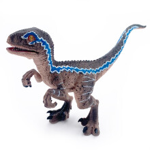 Gemini&Genius Dinosaur Toys Detsk Velociraptor s pohyblivou celist a rucickami Nstavec na dort Sberatelsk akcn figurka Drky k narozeninm a pr
